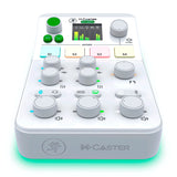 Mixer Mackie Compacta Usb para Podcast M Caster Studio Live White MCASTERSTUDIOWH