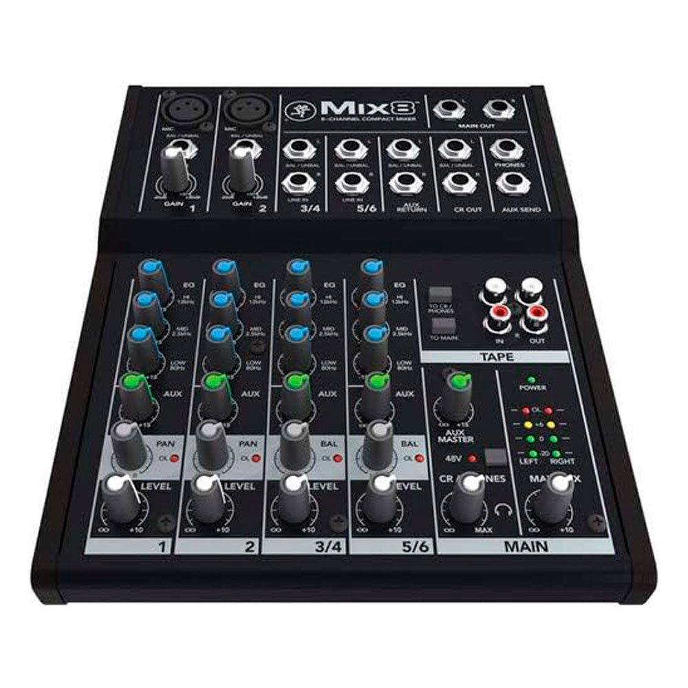 Mixer Mackie Analogico 8 Canales MIX8