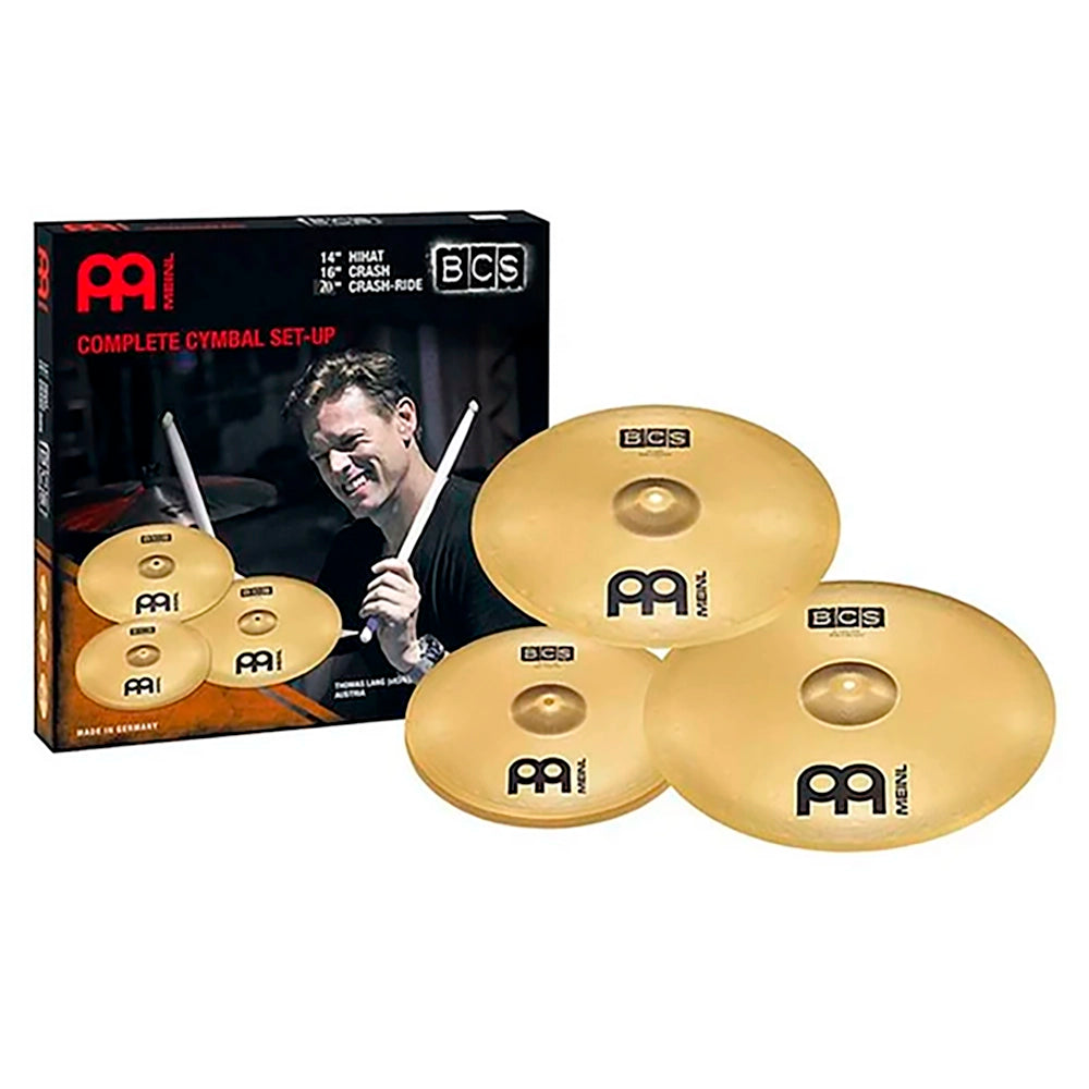 Pack Platillos Meinl Cymbals Bcs Complete SetUp (14H+16C+20R) BCS141620