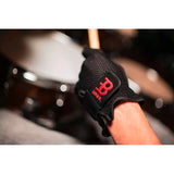 Guantes Para Baterista Meinl Cymbals Sin Dedos (Negro, CuerinaNylon) Talla: L MDGFL-L