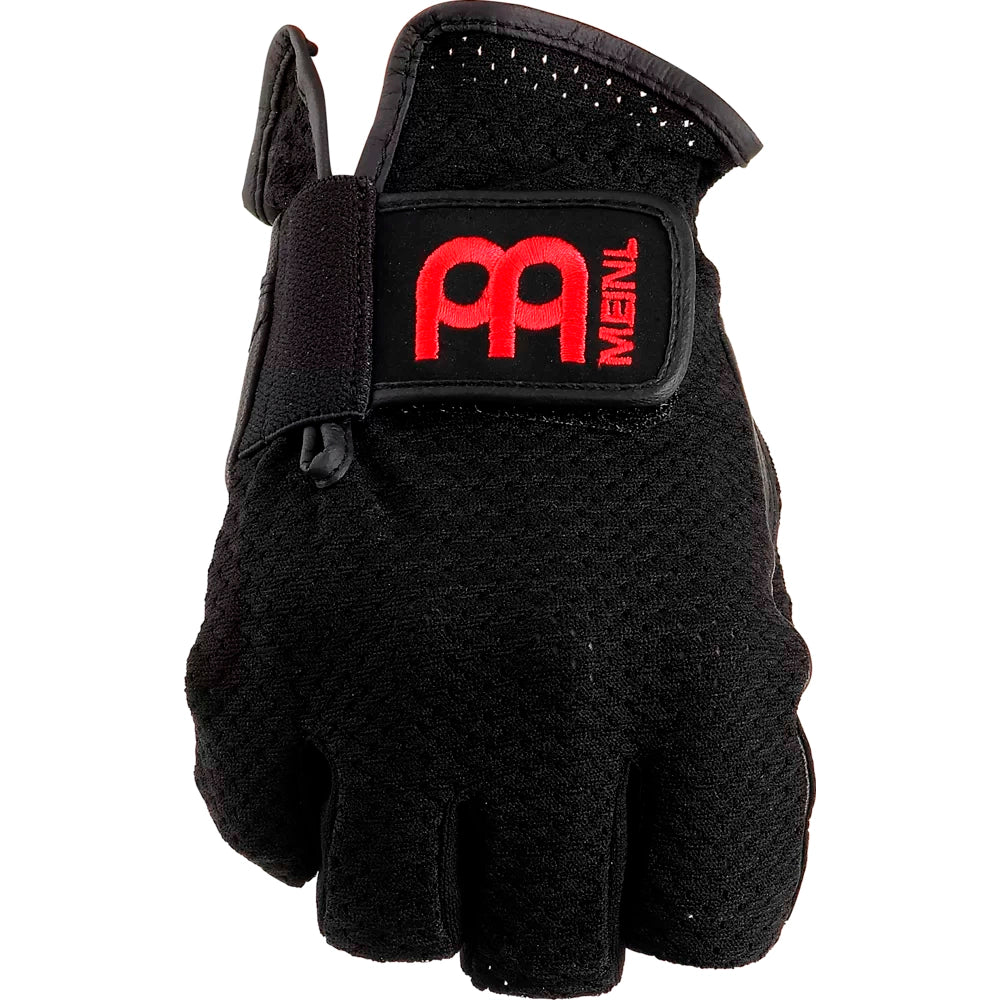 Guantes Para Baterista Meinl Cymbals Sin Dedos (Negro, CuerinaNylon) Talla: L MDGFL-L