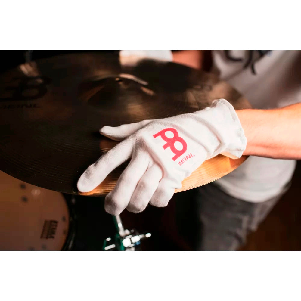 Guantes Blancos Meinl Cymbals Para Manipulicacion De Platillos MHS-WH