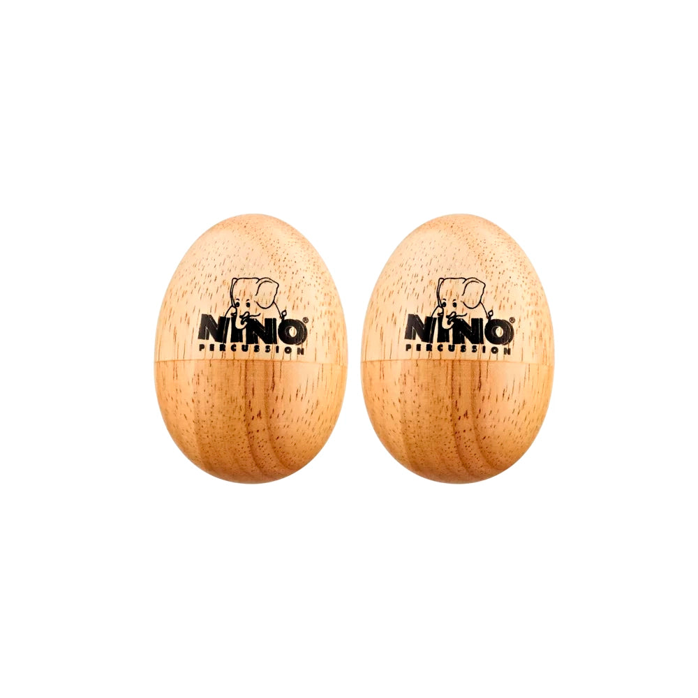 Huevitos Shaker Meinl Nino Percussion Wood Egg Shaker De Madera Natural Small (Par) NINO562-2