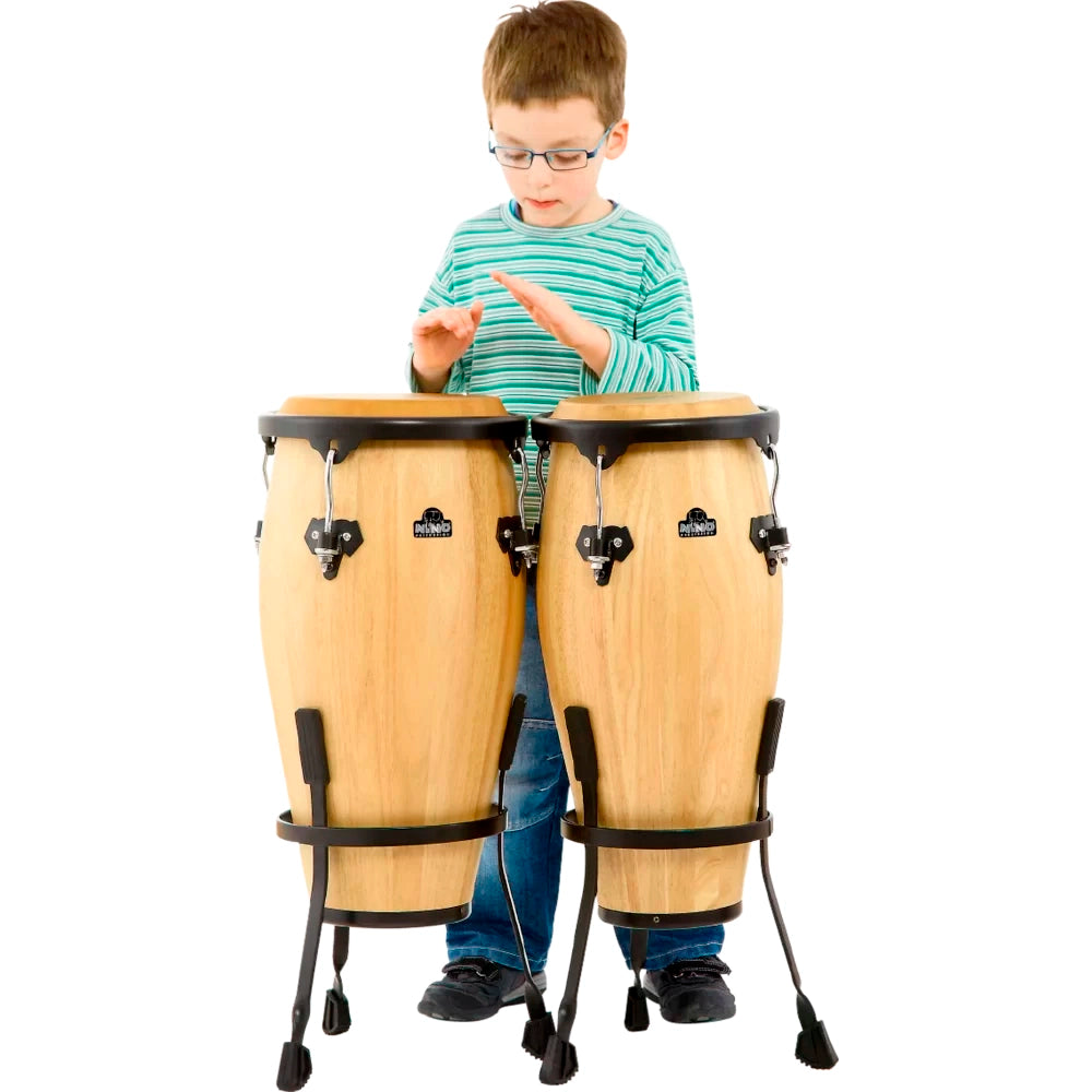 Congas Meinl Nino Percussion 8'+9 para Niño Con Atril Individual de Canasto NINO89NT