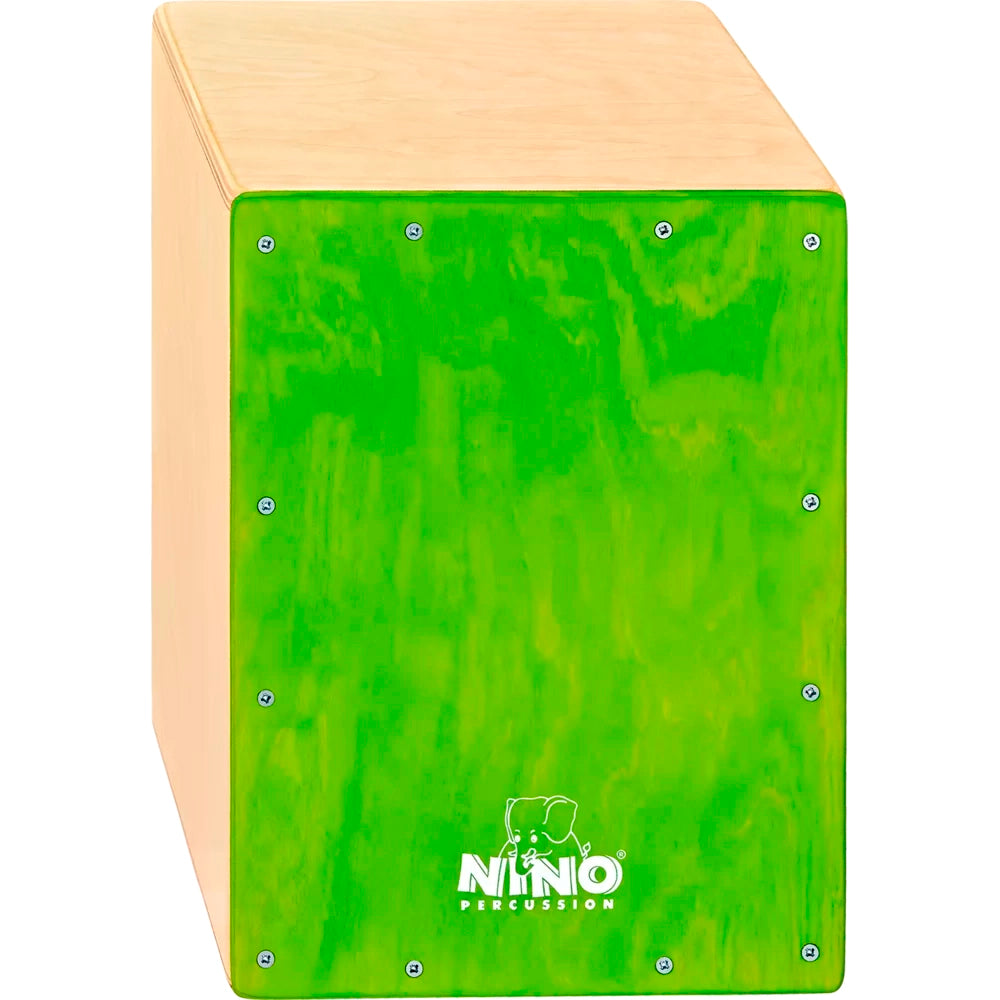 Cajon Meinl Nino Percussion 13 C/Bordona Tapa: Color Verde NINO950GR