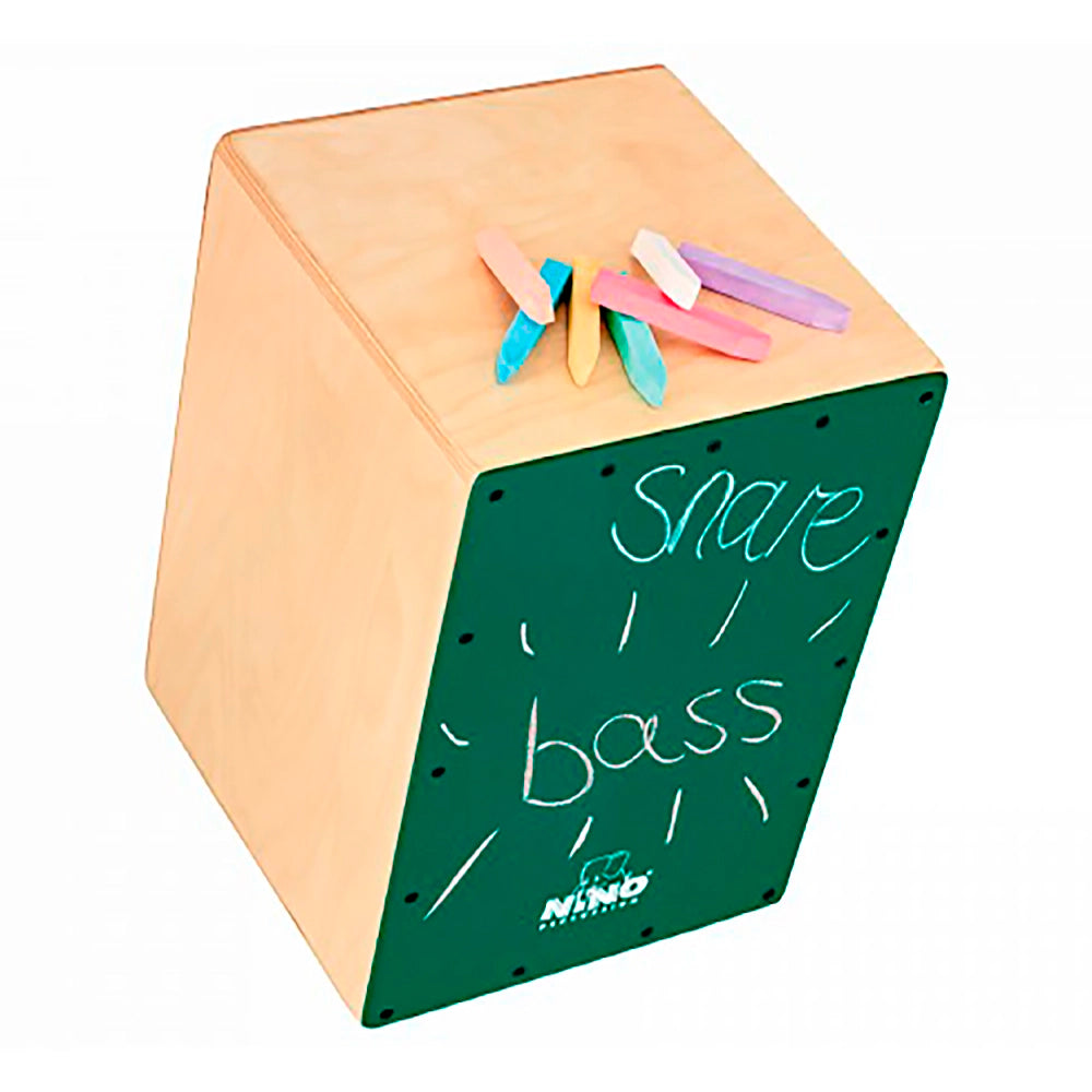 Cajon Meinl Nino Percussion 15 C/Bordona Chalkboard Cajon Tapa: Color Verde Oscuro Pizarron De Tiza NINO951DG