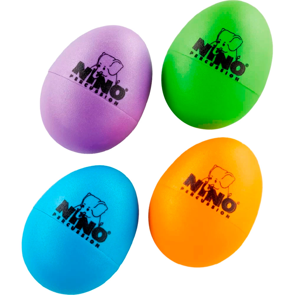 Huevitos Shaker Meinl Nino Percussion (4U) Colores:1Xverde,1Xamarillo,1Xazul,1Xrojo NINOSET540