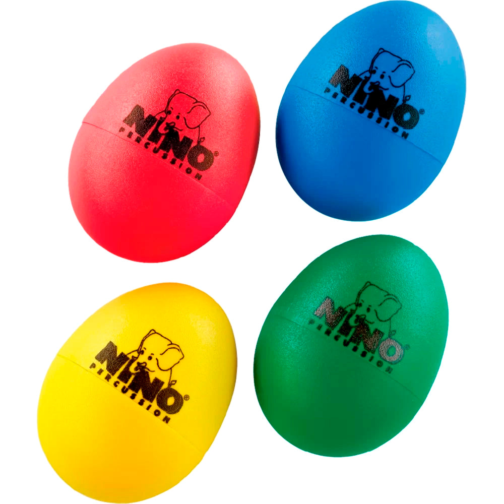 Huevitos Shaker Meinl Nino Percussion (4U) Colores:1Xverde,1Xamarillo,1Xazul,1Xrojo NINOSET540