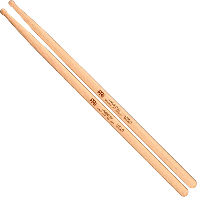 Baquetas Meinl Stick & Brush 9A Hybrid (American Hickory (Punta Madera) SB133