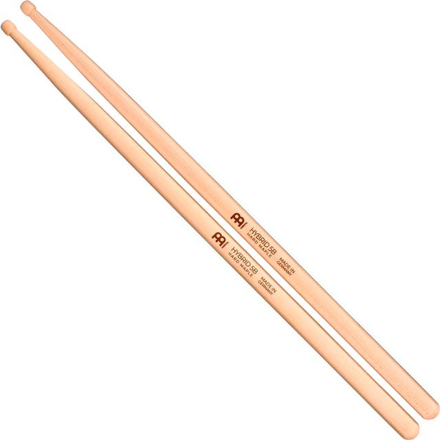 Baquetas Meinl Stick & Brush 5B Hybrid (Maple) (Punta Madera) SB138