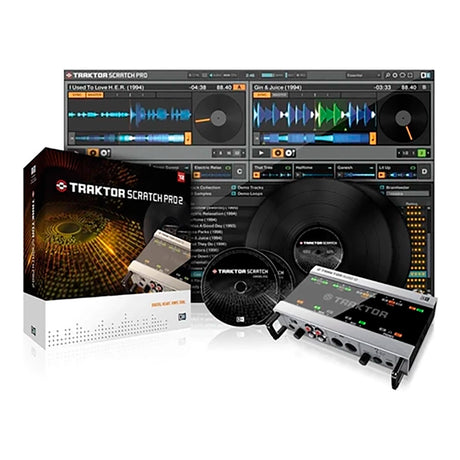 Software +Kit Timecode Native Instruments (Control Vinilos) TRAKTOR SCRATCH PRO 2