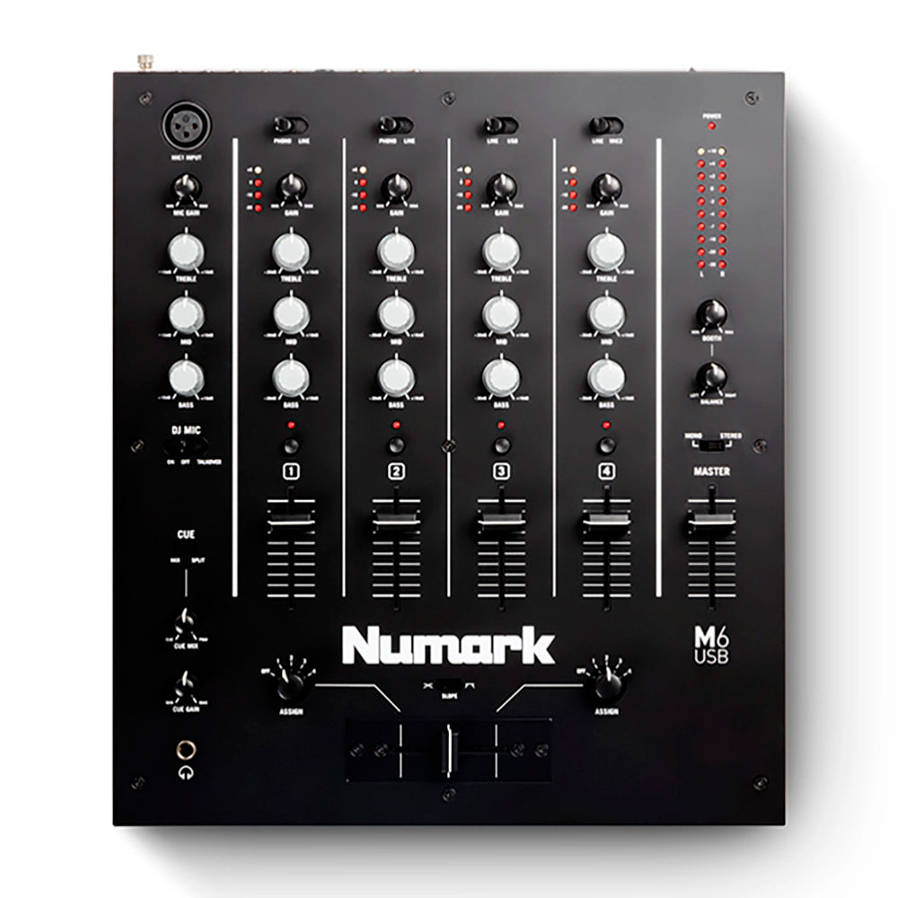 Mezclador Dj Numark 4 Canales M6 Usb M6USBBLACK