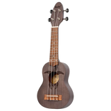 Ukelele Sopranino Keiki By Ortega Diseño Tortuga (Satinado Color Carbon) K1-CO