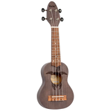 Ukelele Sopranino Keiki By Ortega Diseño Tortuga (Satinado Color Carbon) K1-CO