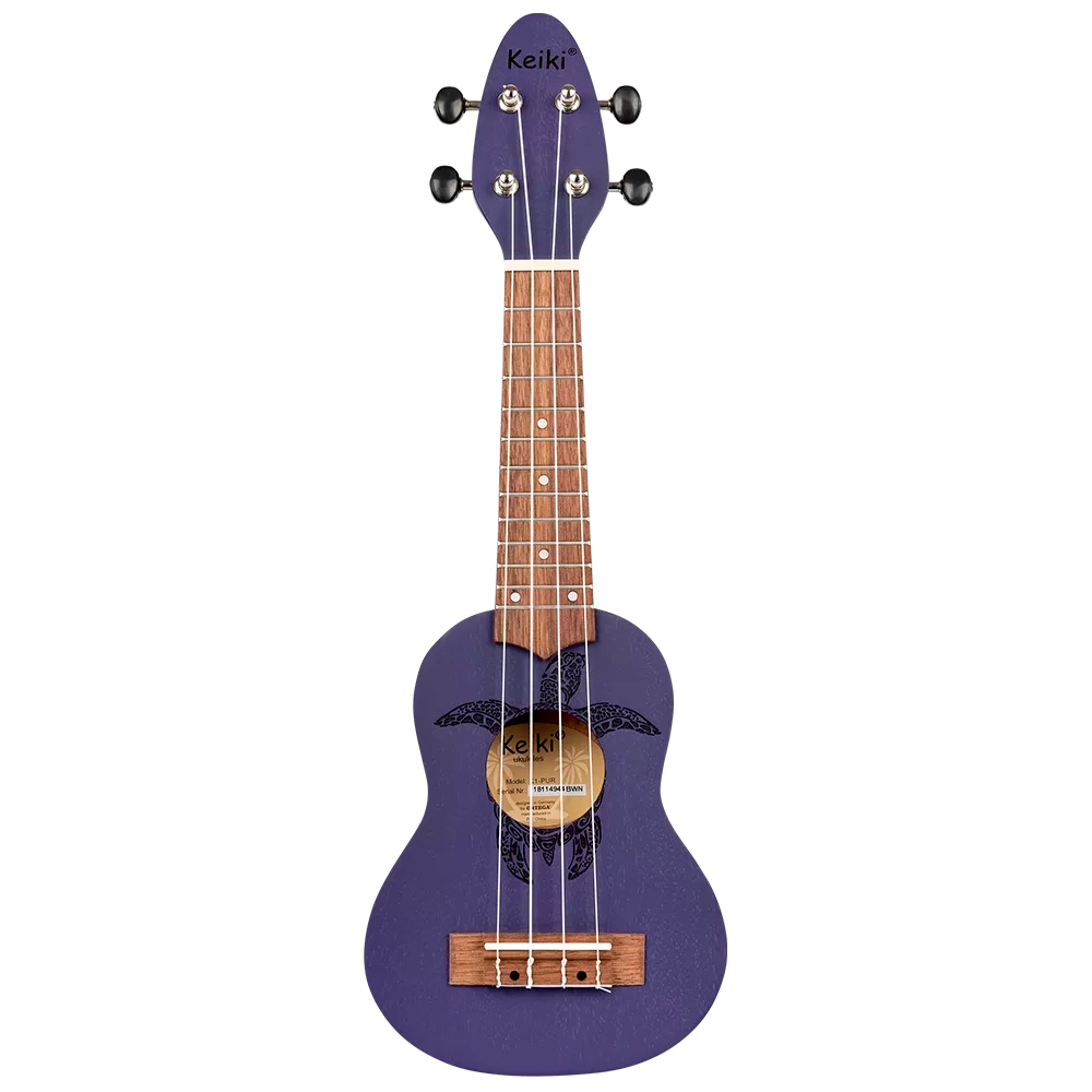 Ukelele Sopranino Keiki By Ortega Diseño Tortuga (Morado) K1-PUR