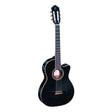 Guitarra Concierto Ortega E/A (Cuerda Nylon) Family Series Pro Color Negro Thinline C/Funda Deluxe RCE145BK