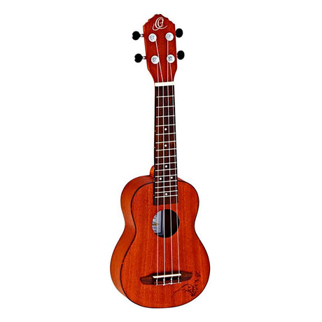 Ukelele Soprano Ortega Bonfire Series Natural Oscuro RU5MM-SO