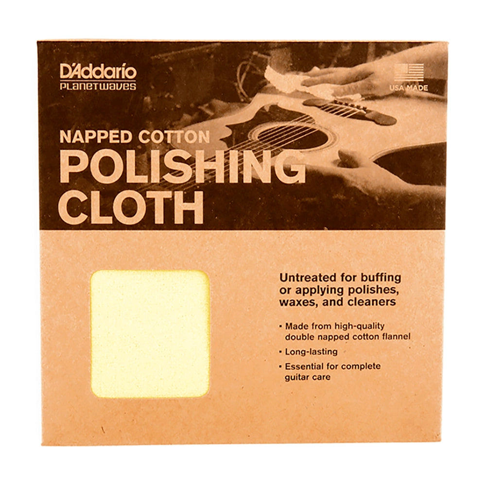 Paño De Limpieza De Gamuza Planet Waves Amarillo PWPC2