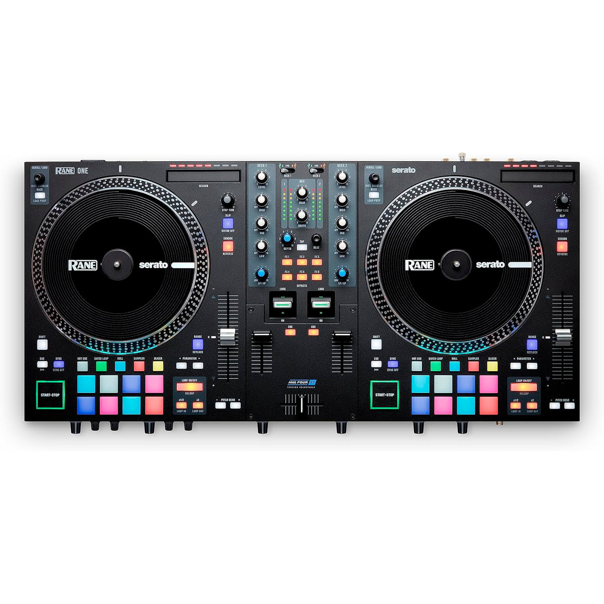 Controlador Dj Profesional Doble Plato Motorizado One  Rane