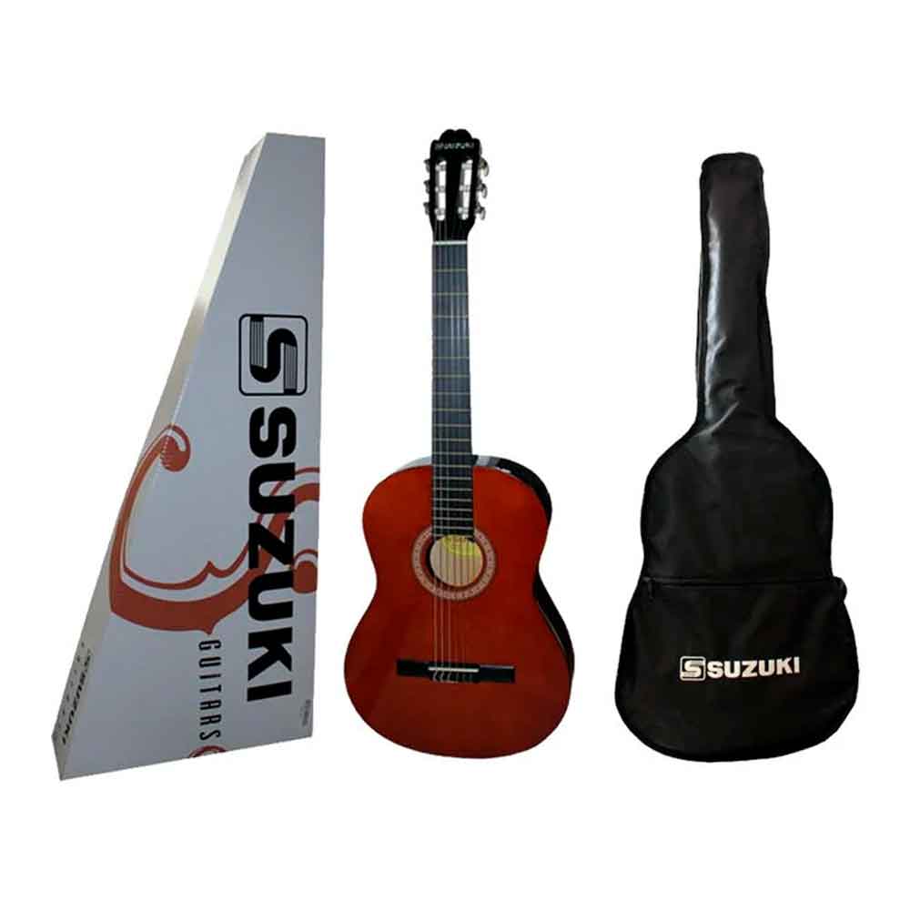 Guitarra Clasica Suzuki Nylon (Nt)+Funda De Nylon SCG-2 4/4