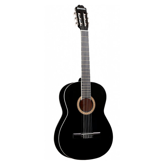 Guitarra Clasica Suzuki Nylon (Bk)+Funda De Nylon SCG-2 4/4 (BK)