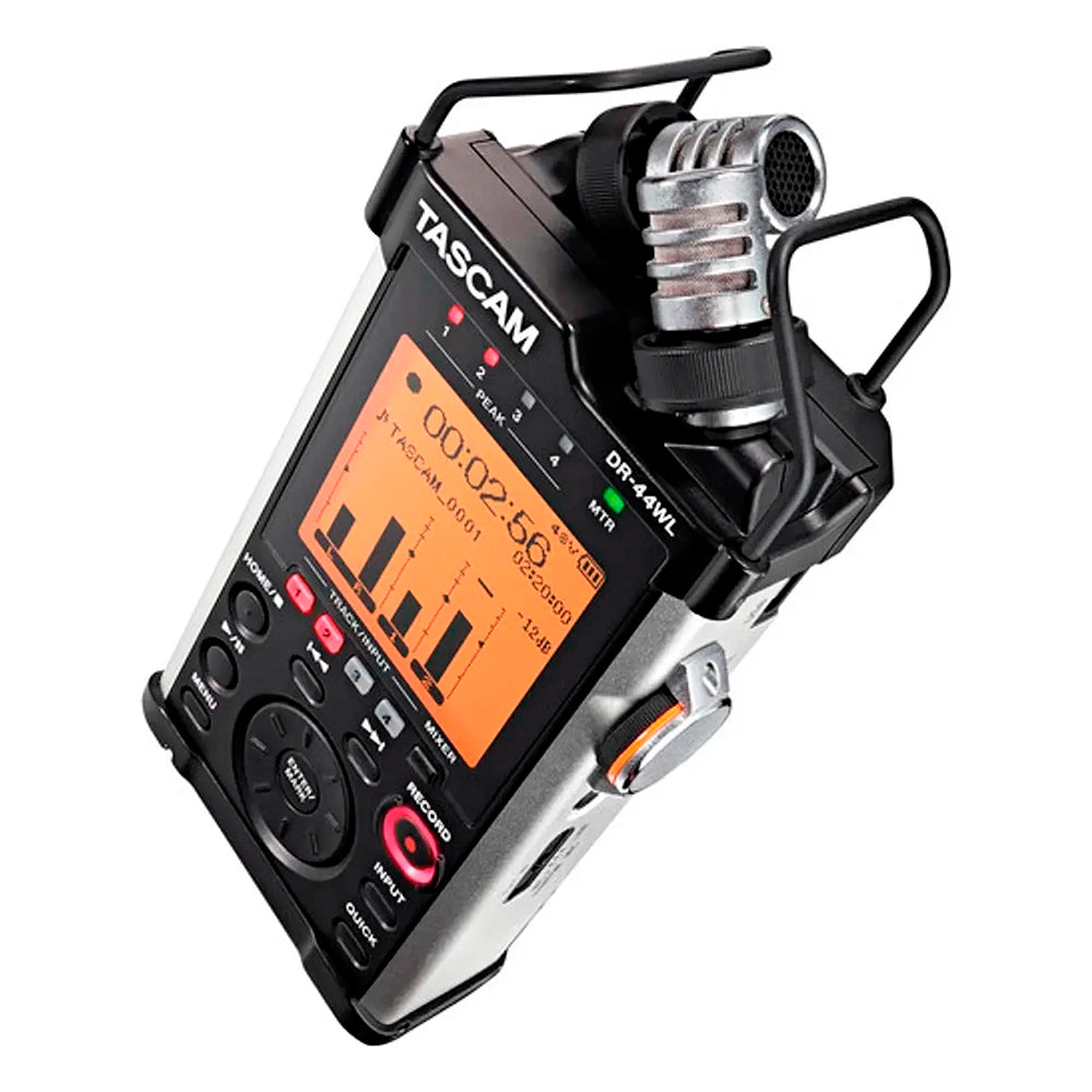 Grabador Audio Digital Tascam Portatil 24Bit/96Khz 4 Canales (In:2Mics +2Xlr) Wifi DR-44WL