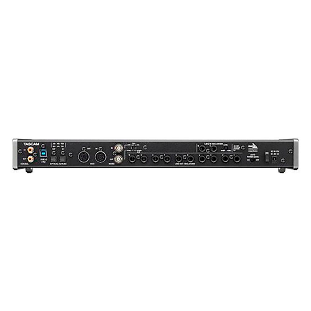 Interfaz de Audio Tascam Usb 24Bit/192Khz 20 Canales (In:8Xlr/Trs+2Ts+Midi, Out:10Trs+Midi) US-20X20