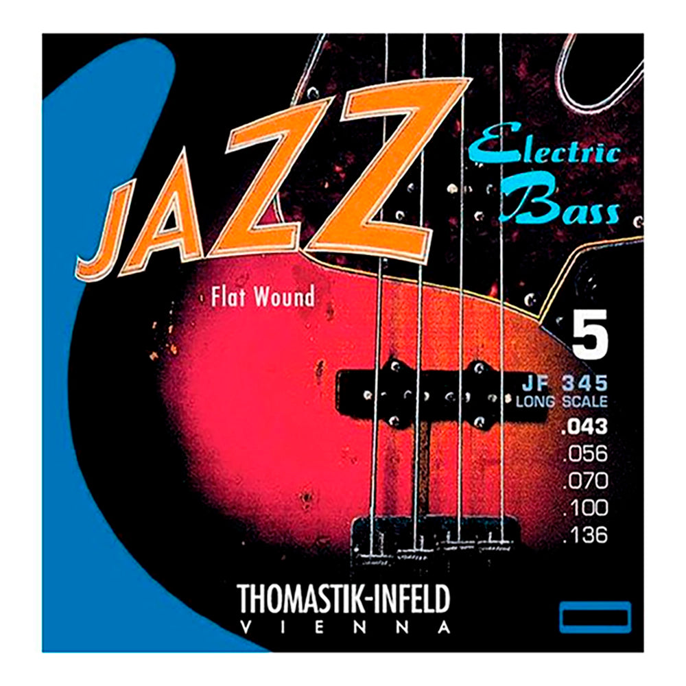 Cuerdas Bajo Eléctrico Thomastik-Infeld Jazz Flat Wound .043.136 (5C.) JF345