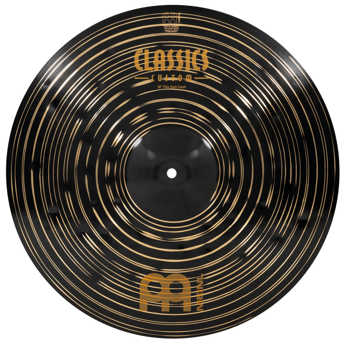 Platillo 18 Clasics Custom Dark Thin Crash Meinl Cymbals